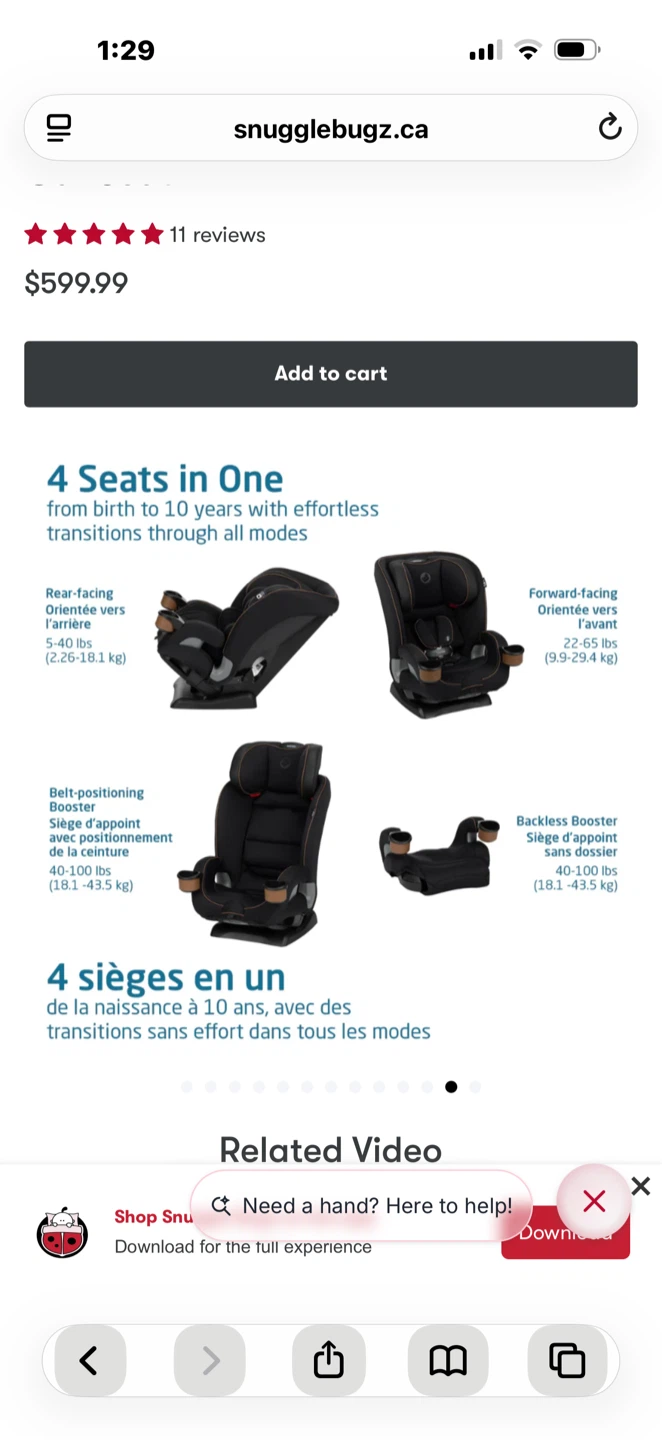 Maxi cosi car seat - photo 3
