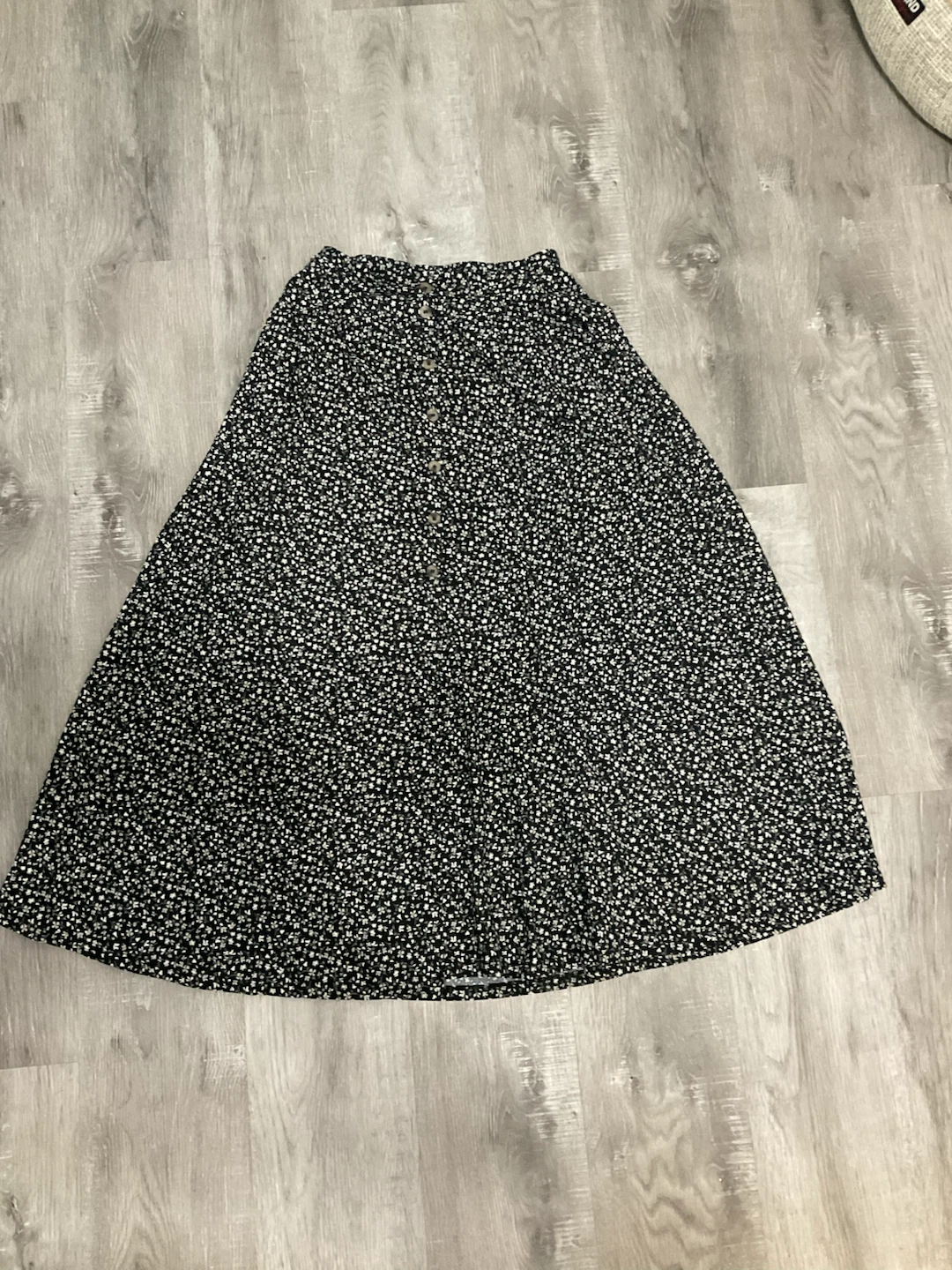 Floral Print Maxi Skirt
