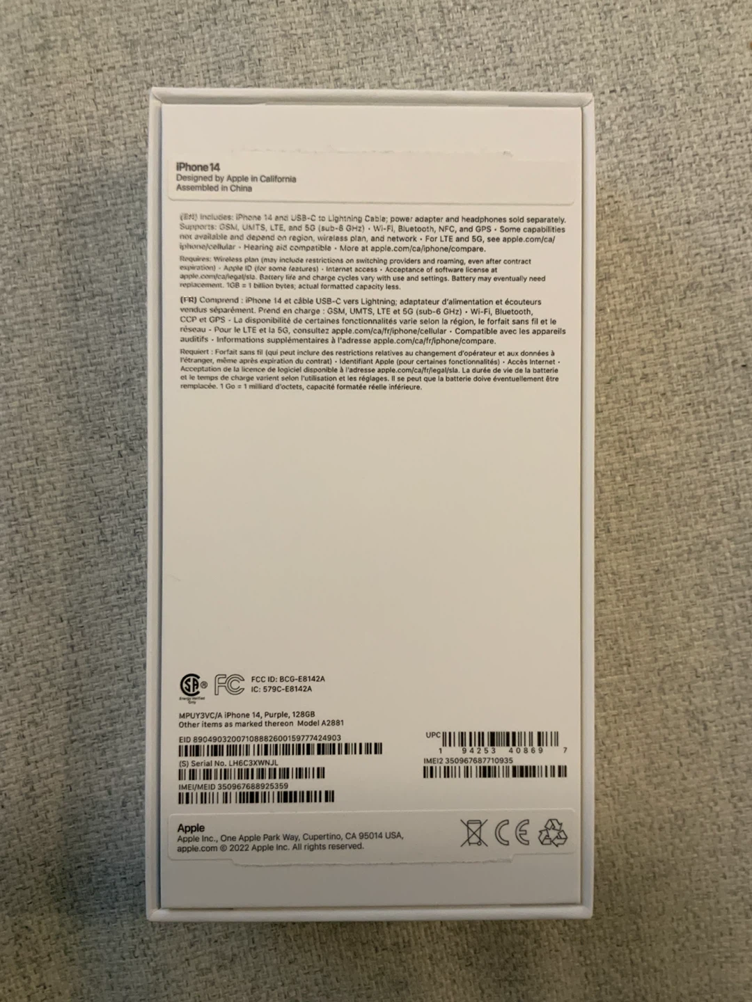 iPhone 14 128GB - photo 3