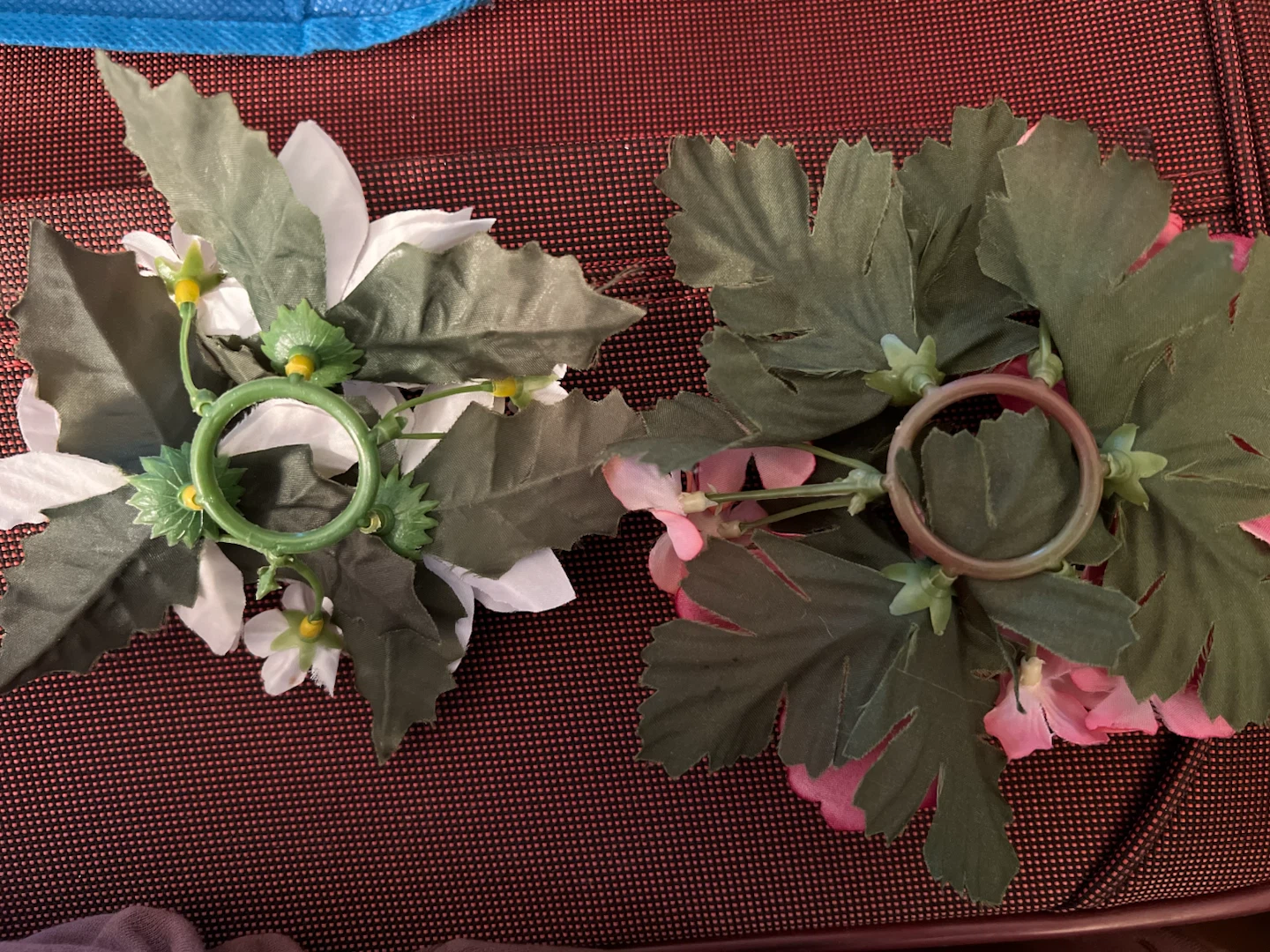 Artificial Flower Napkin Rings (Set of 2) - photo 2