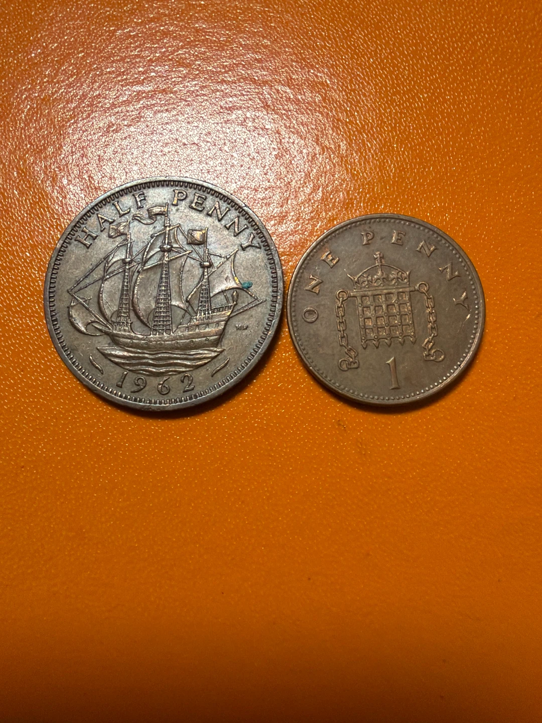 1962 Half Penny & 1971 One Penny Coin