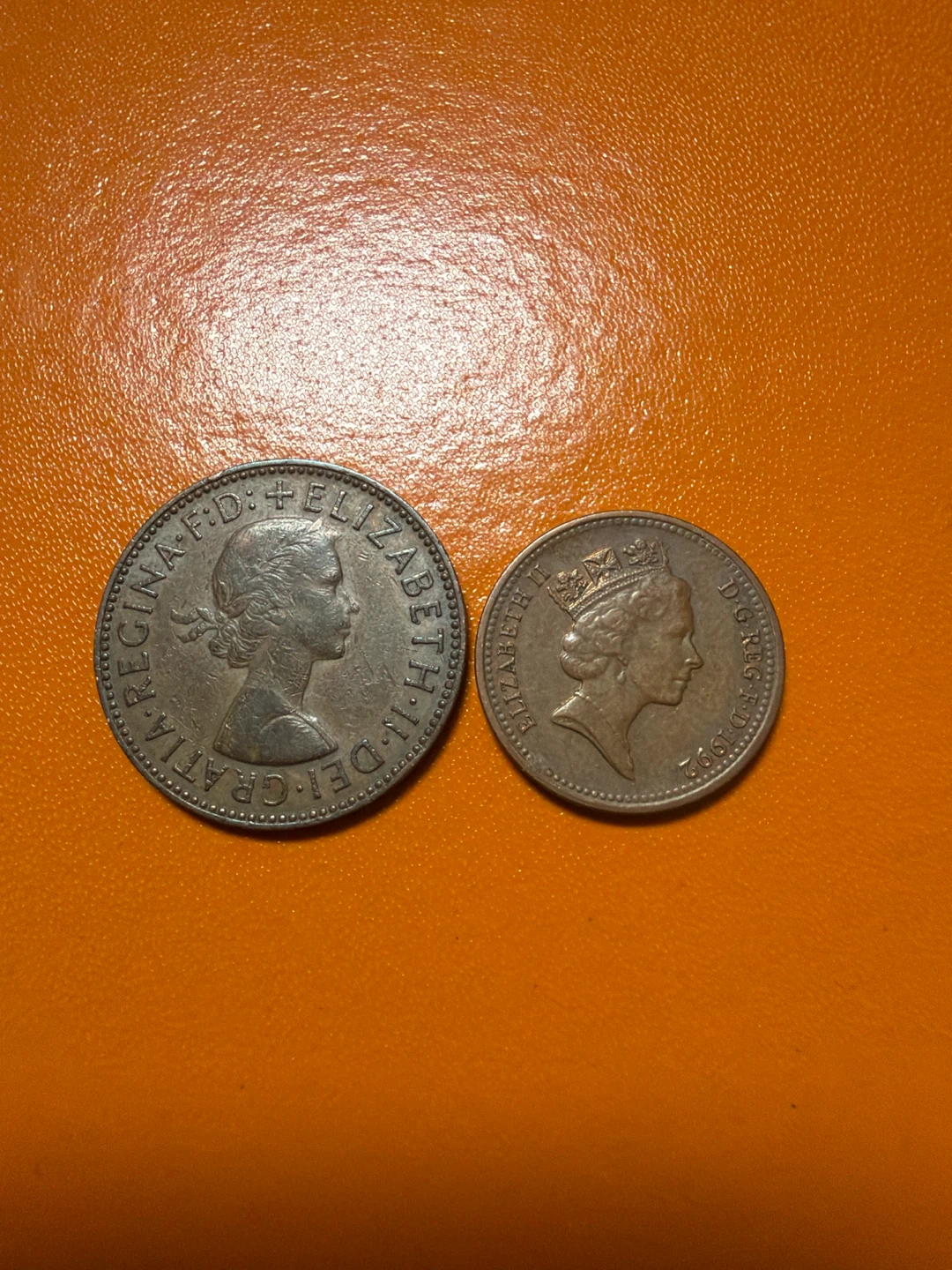 1962 Half Penny & 1971 One Penny Coin - photo 2