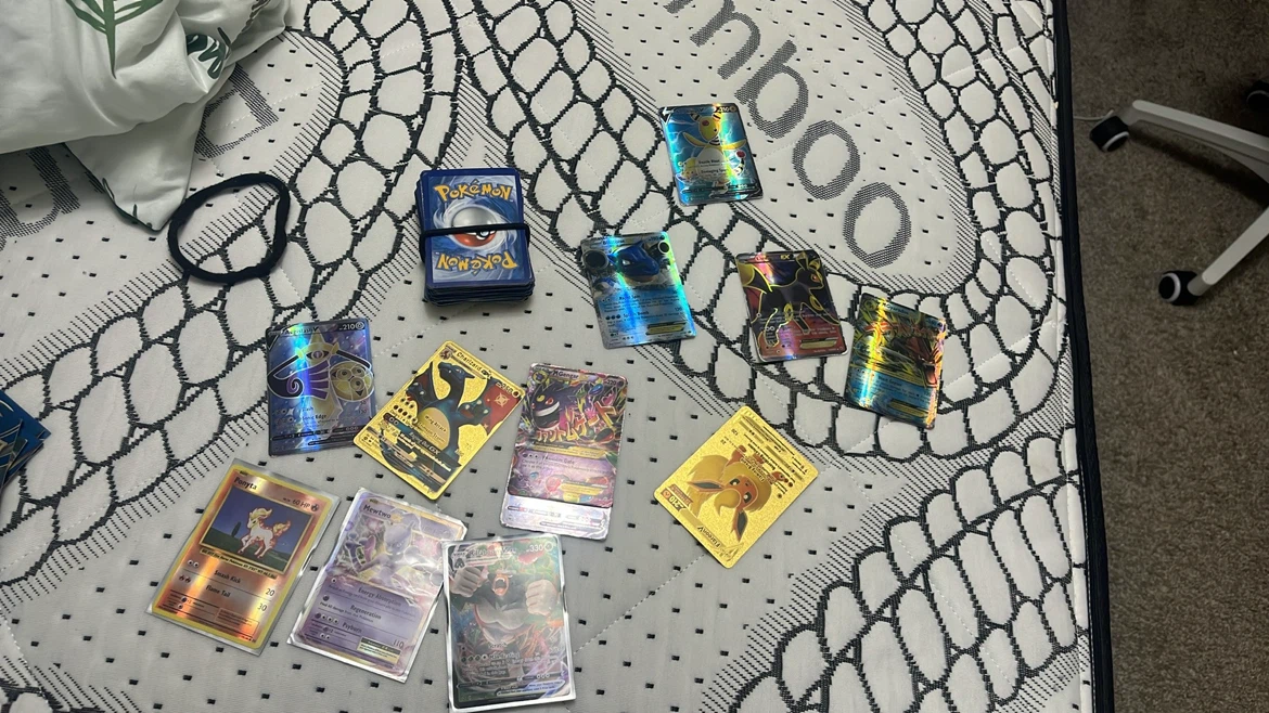 Pokemon Trading Cards Bundle and basketball cards