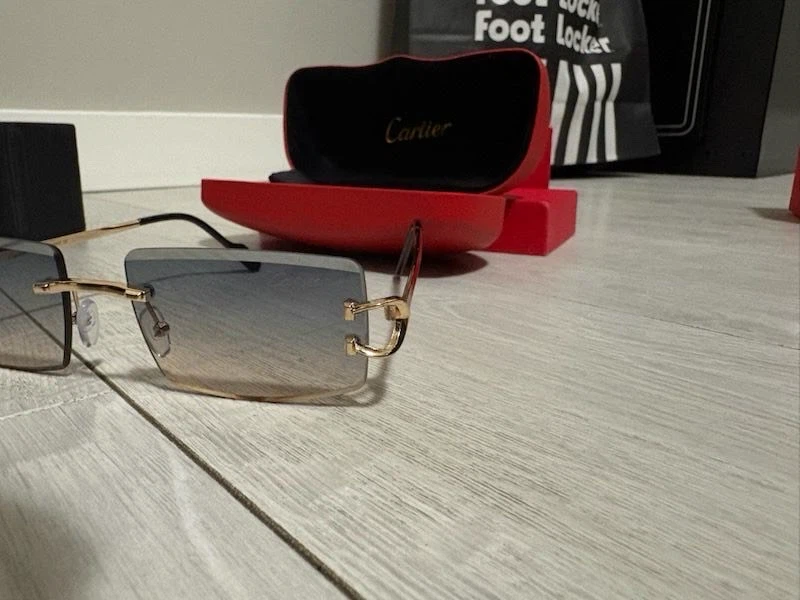 Cartier Rimless Sunglasses with Case - photo 2