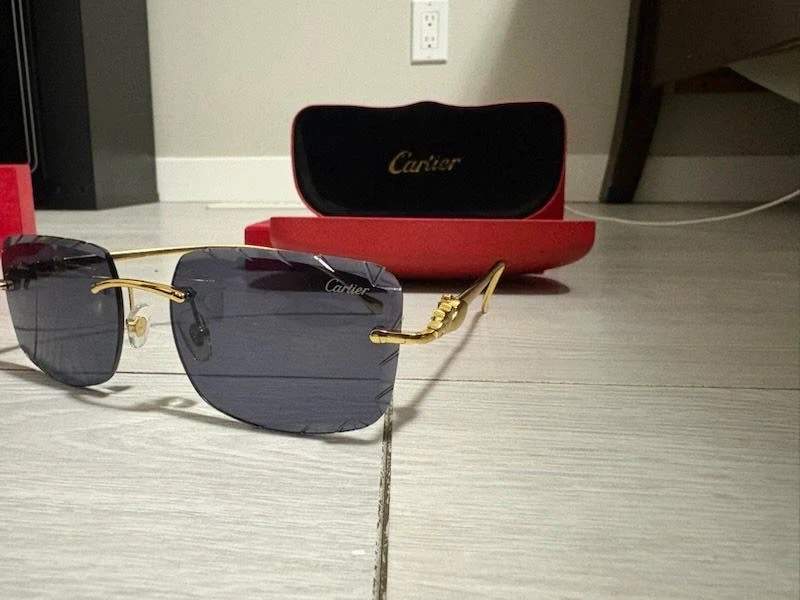 Cartier Rimless Sunglasses with Case - photo 4