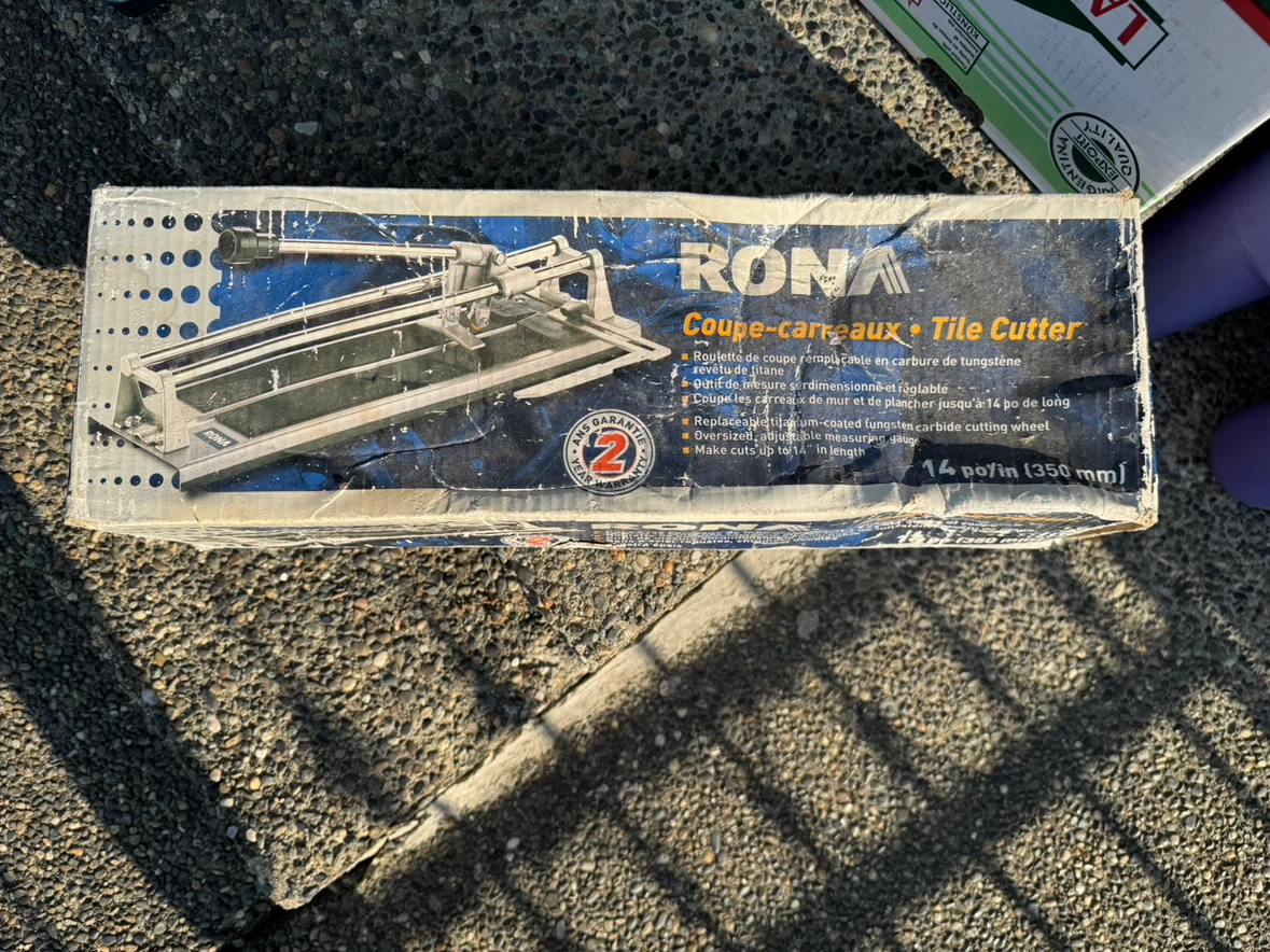 14” Tile Cutter