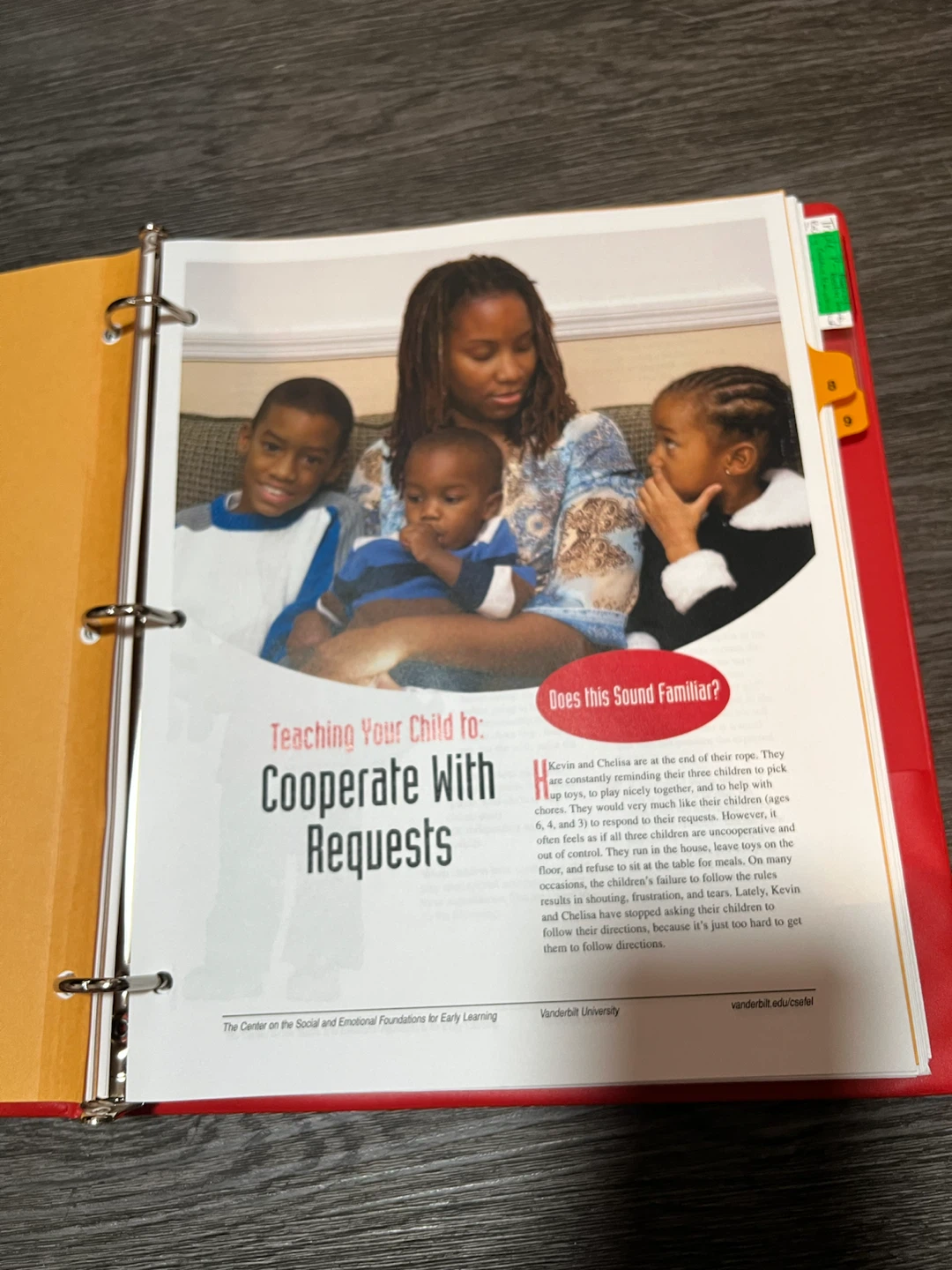 Binder of Early Learning Resources - photo 4