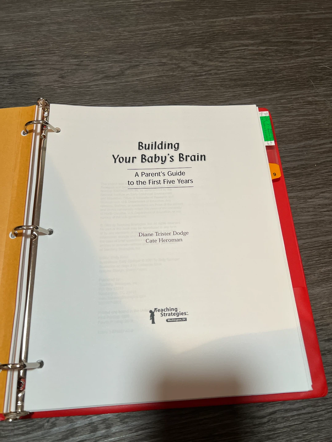 Binder of Early Learning Resources - photo 5