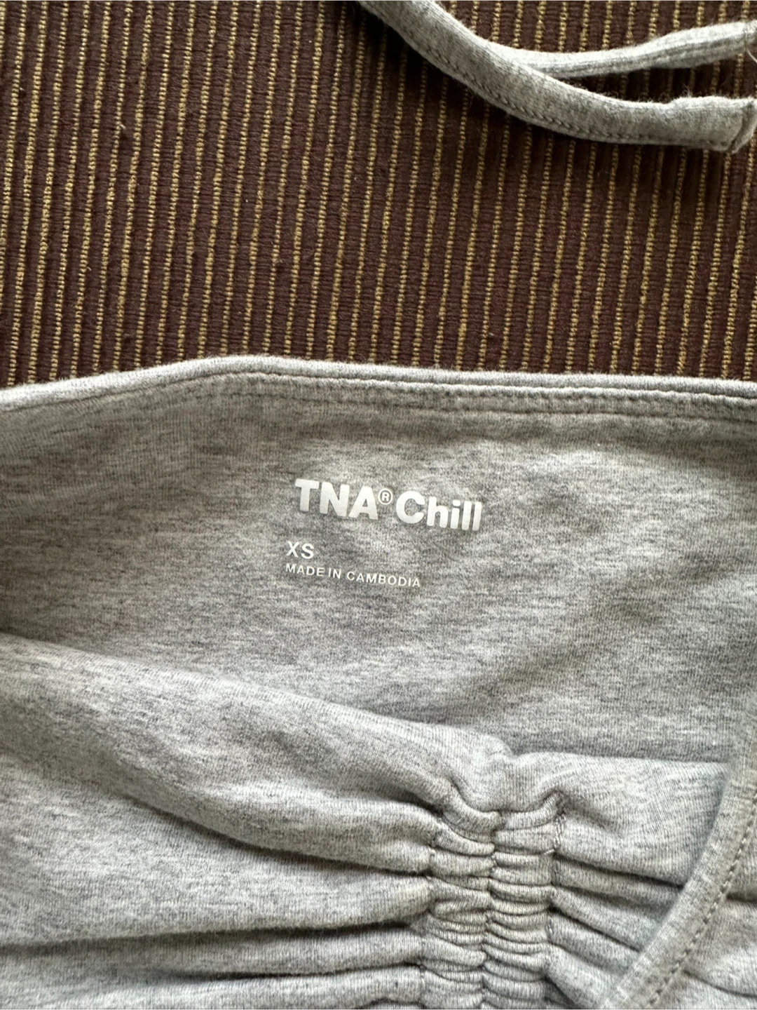 TNA Chill Grey Tube Top - photo 2
