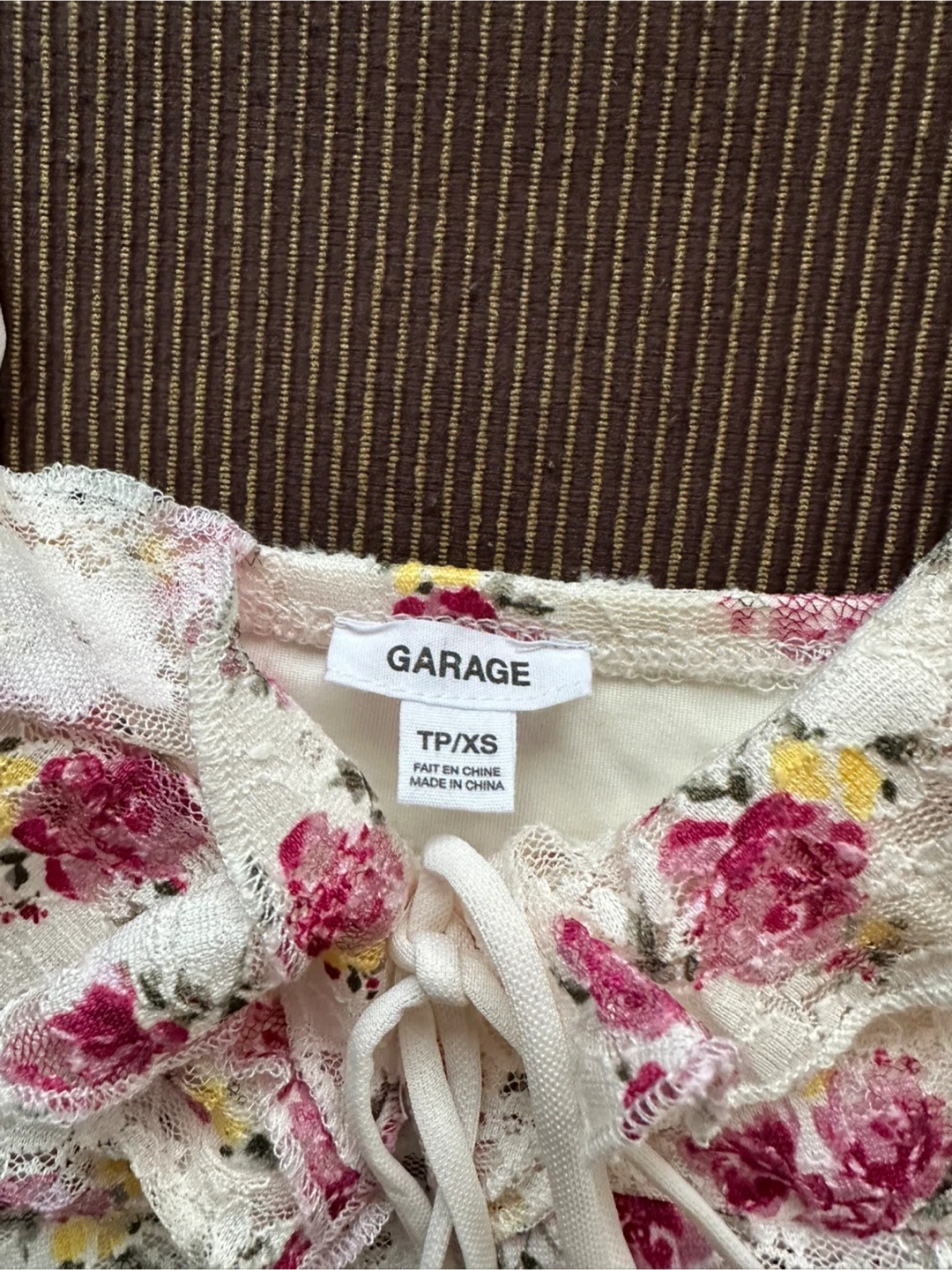 Garage Floral Lace Cami Top - XS - photo 2