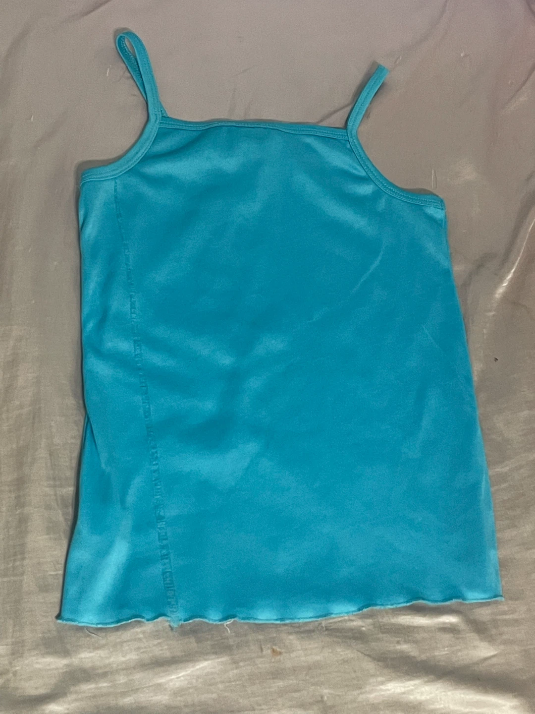 Turquoise Spaghetti Strap Tank Top - photo 2