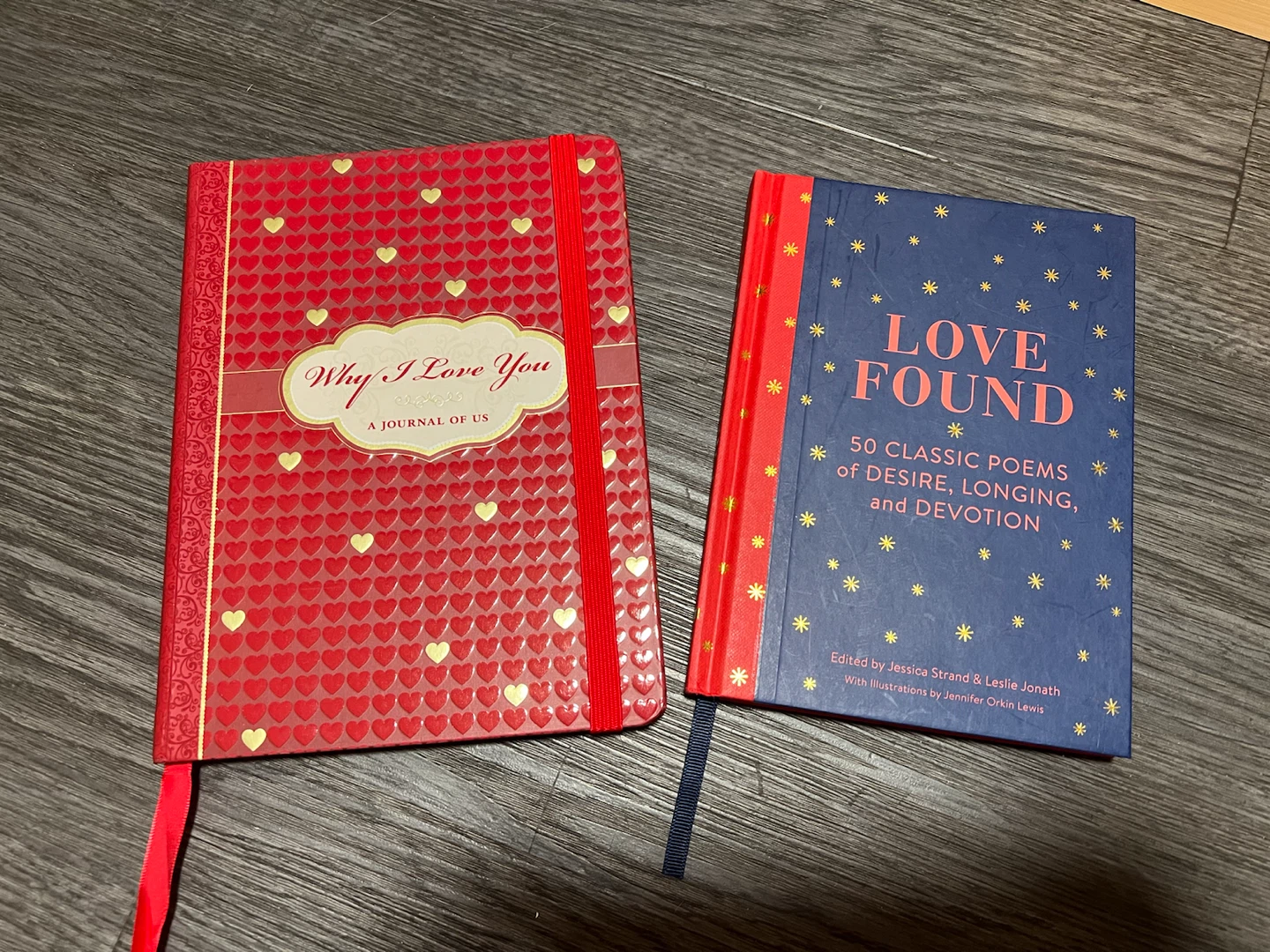 Why I Love You Journal and Love Found Poetry Book