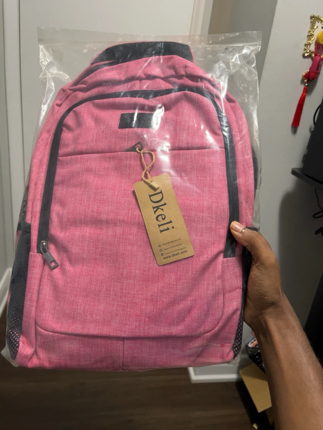 Dkeli Pink Backpack