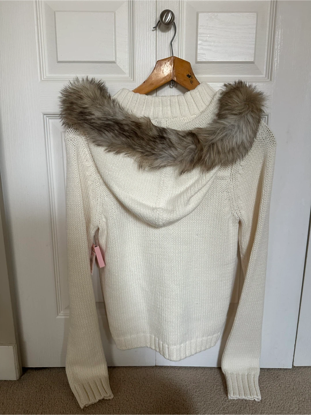 Juicy Couture Angel Sweater Coat - Cream - XL - photo 2