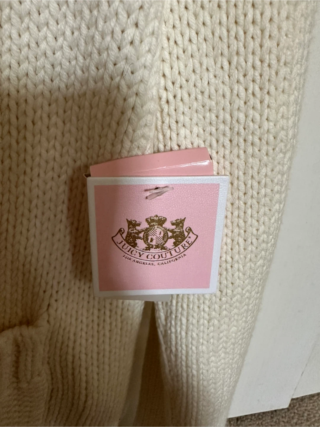 Juicy Couture Angel Sweater Coat - Cream - XL - photo 4