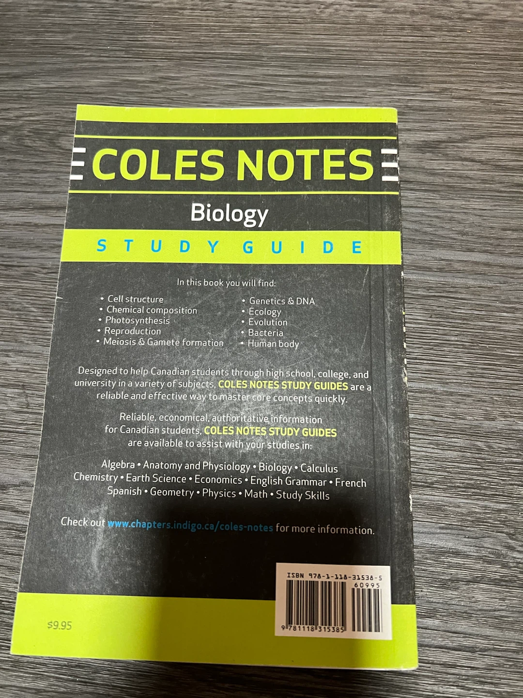 Coles Notes Biology Study Guide - photo 2