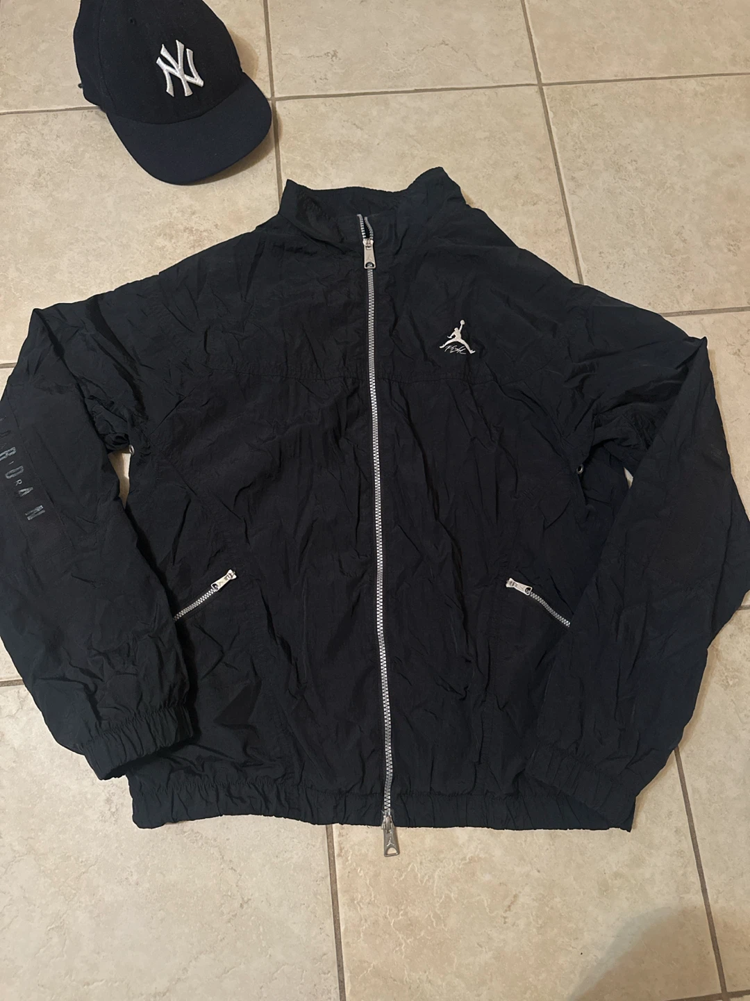Jordan Black Track Jacket M