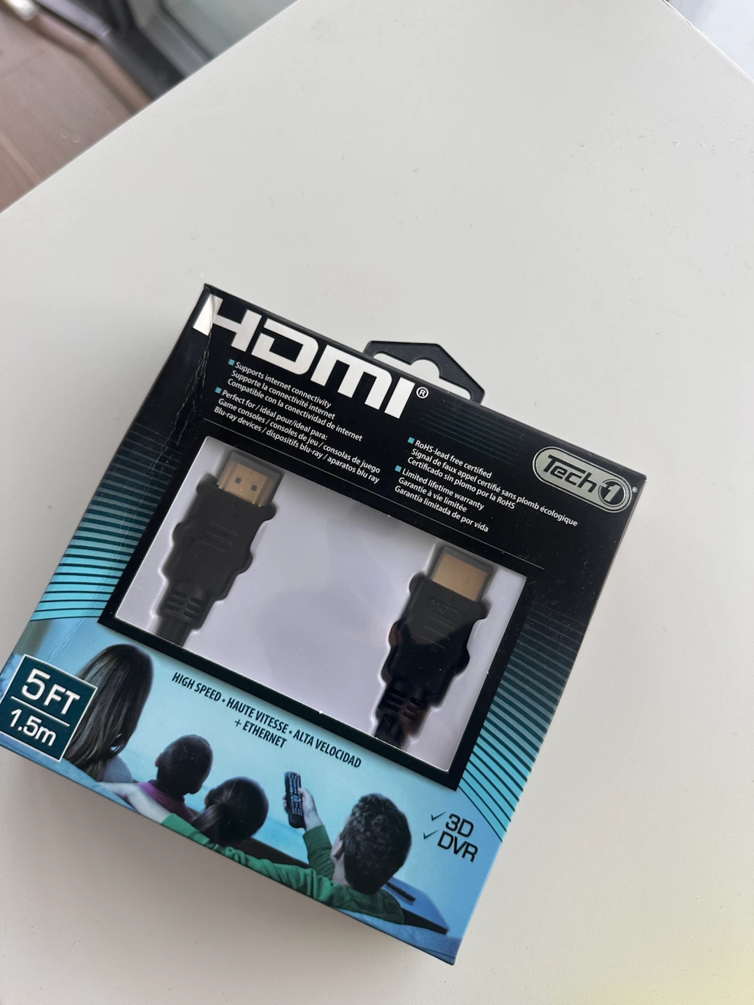 Tech 1 High Speed HDMI Cable with Ethernet - 5FT - photo 2