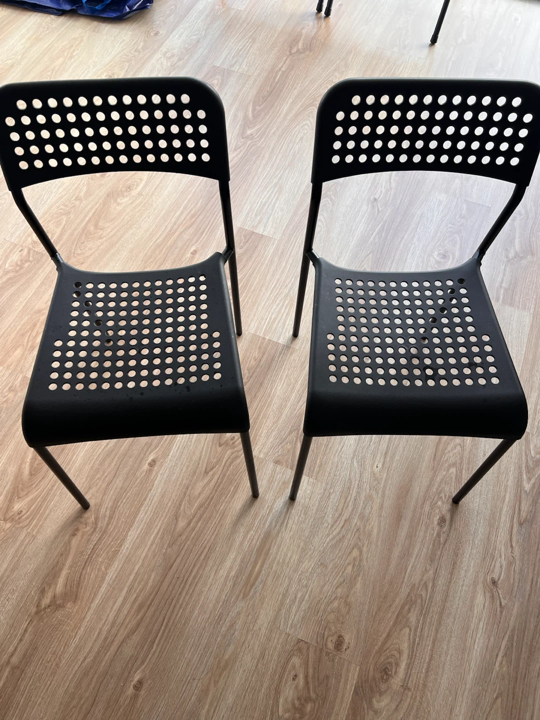Set of 2 Black IKEA Chairs