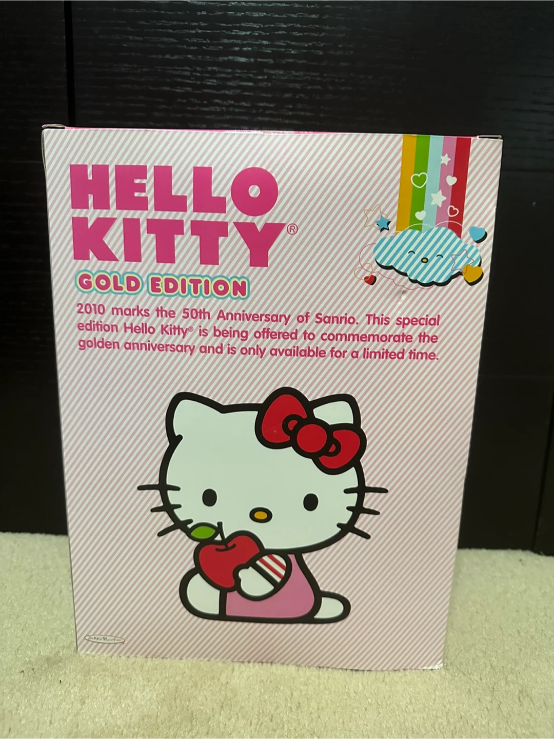 Hello Kitty Gold Edition 50th Anniversary Plush (2010) – New - photo 2
