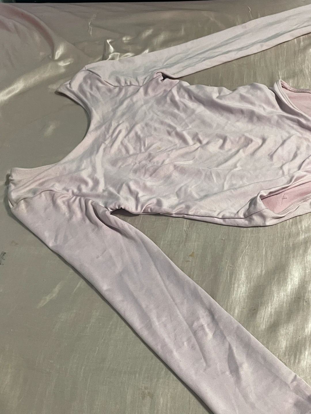 Light Pink Long Sleeve Leotard