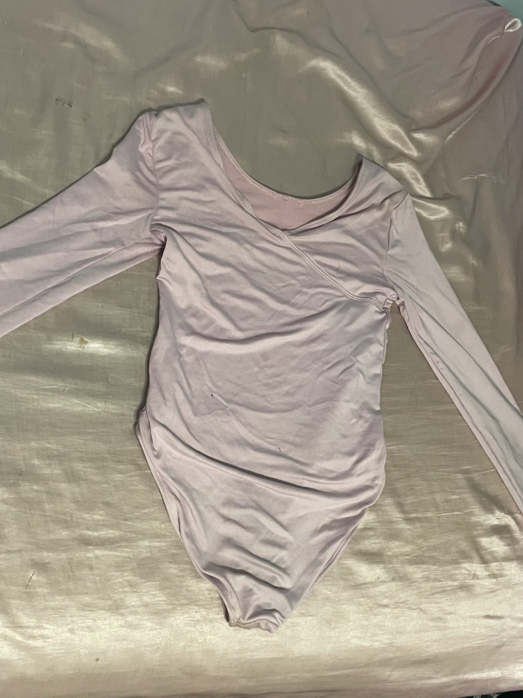 Light Pink Long Sleeve Leotard - photo 2