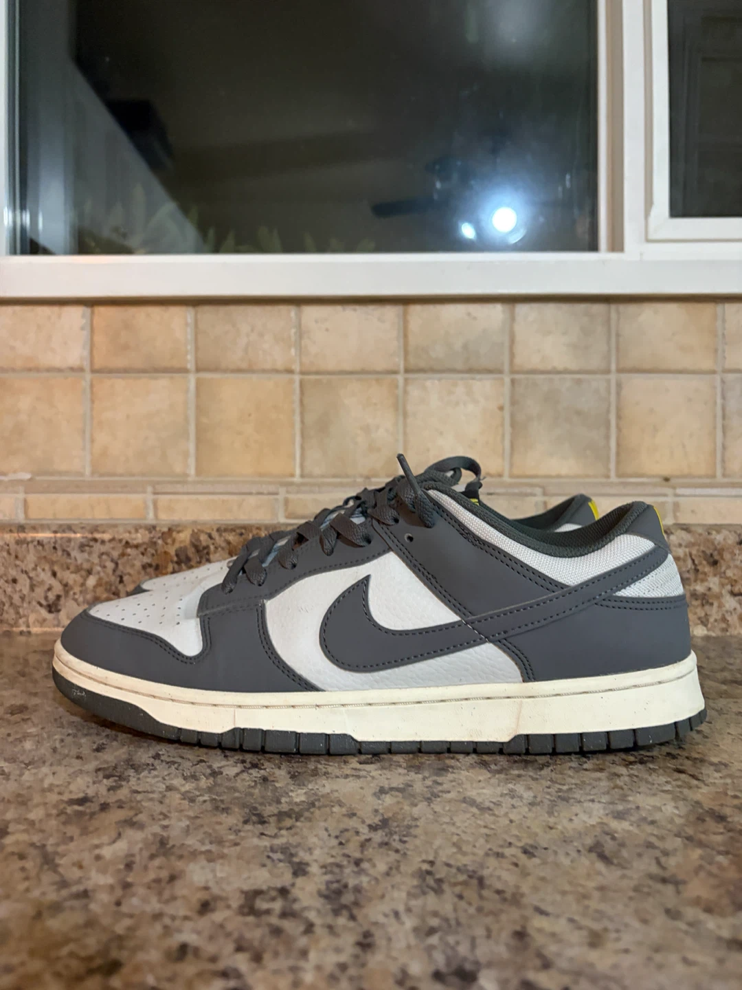 Nike Dunk Low Grey White Sneakers - photo 3