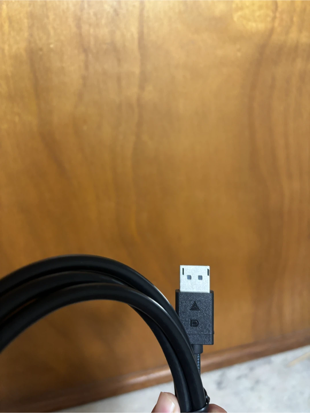 Black DisplayPort Cable - photo 2