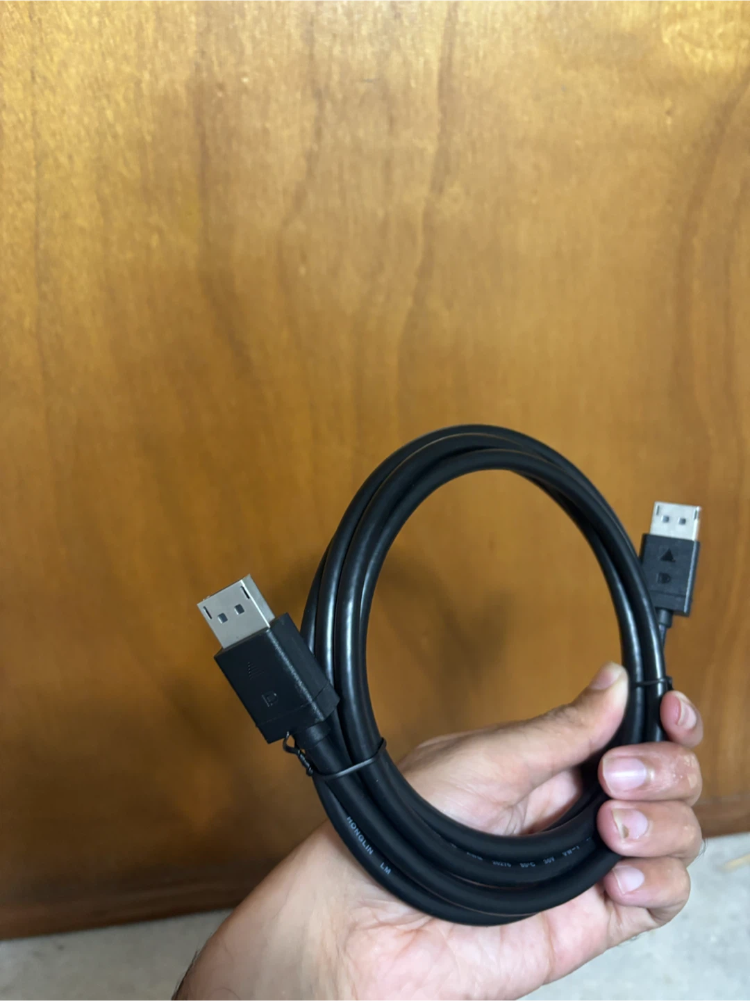 Black DisplayPort Cable - photo 3
