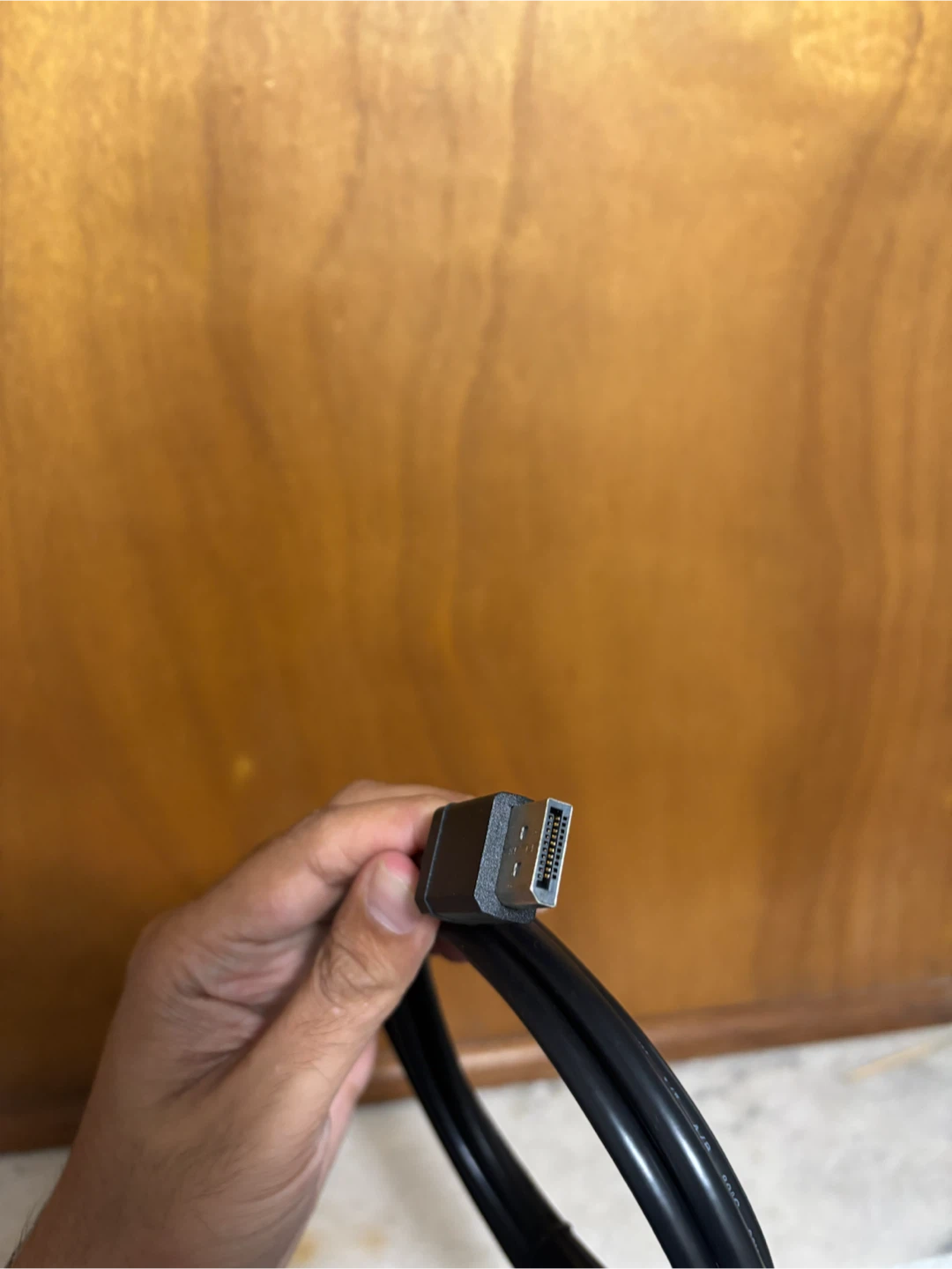 Black DisplayPort Cable - photo 4