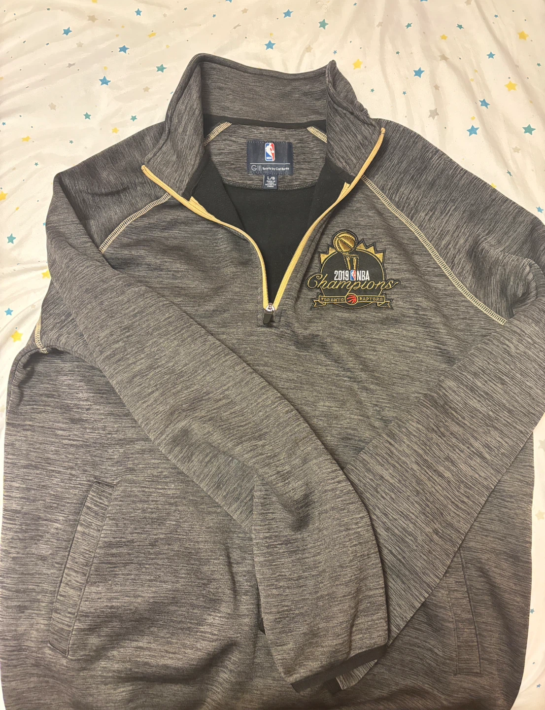 G-III 2019 Raptors Locker Room NBA Championship Quarter Zip - photo 2