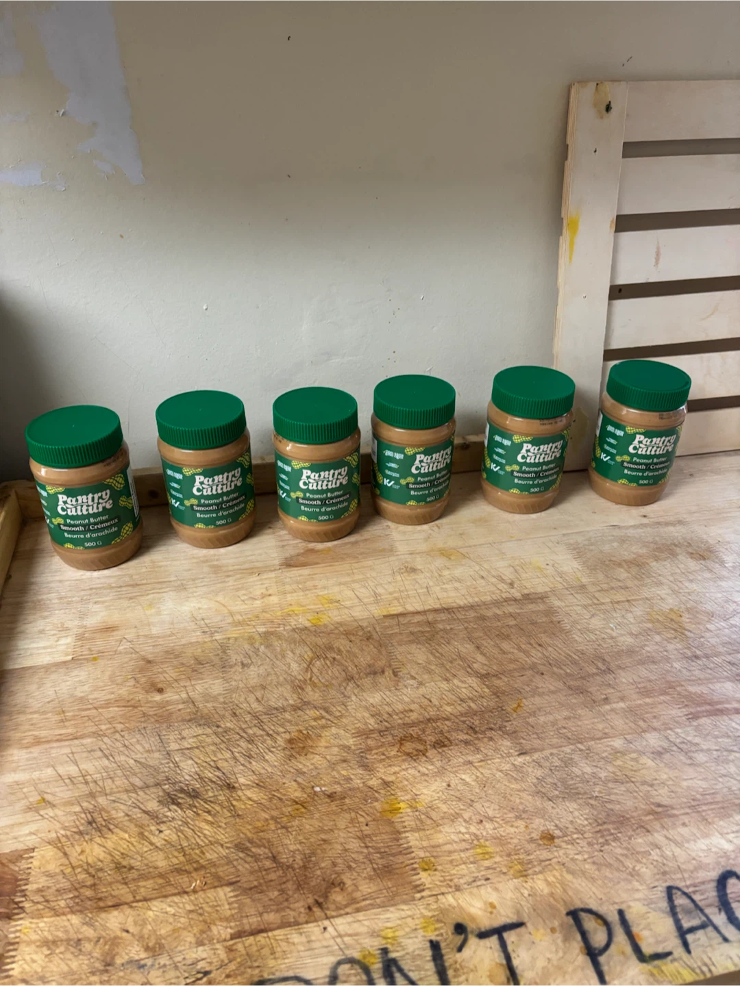 6x Pantry Culture Smooth Peanut Butter (6 x 500g Jars)