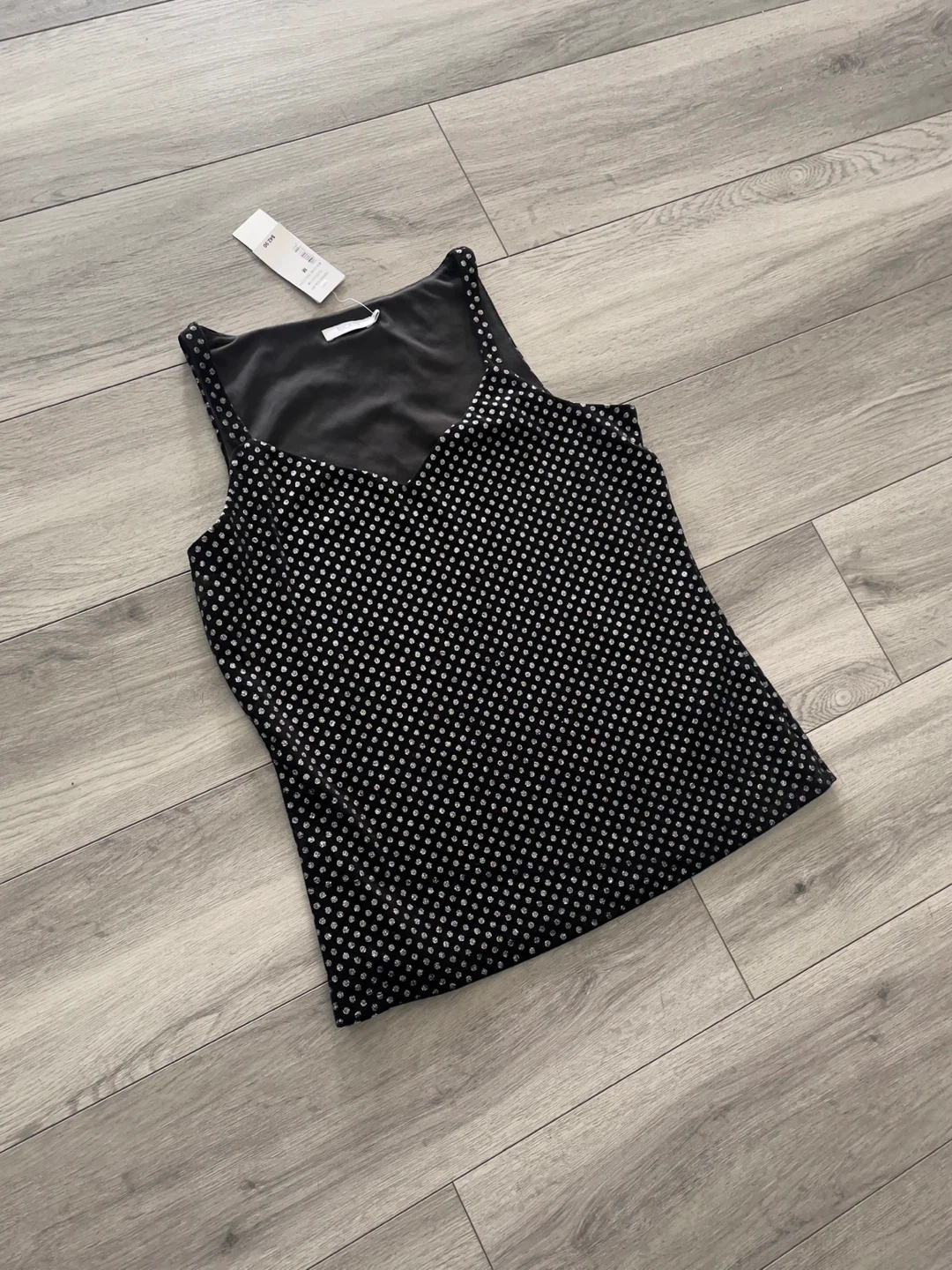 Ricki's Black Sequin Tank Top - photo 4