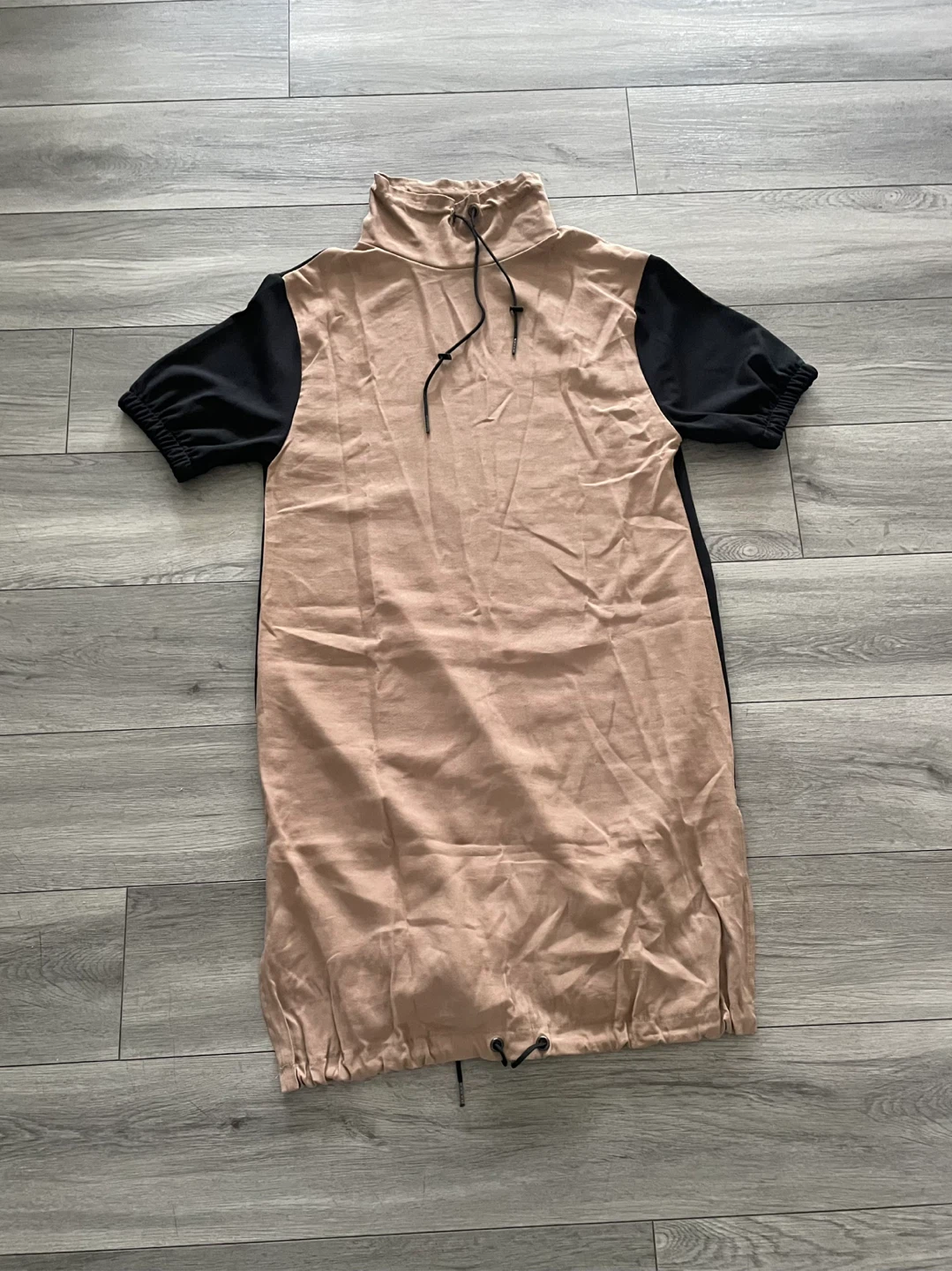 Zara Beige/Black Basic Dress - photo 5