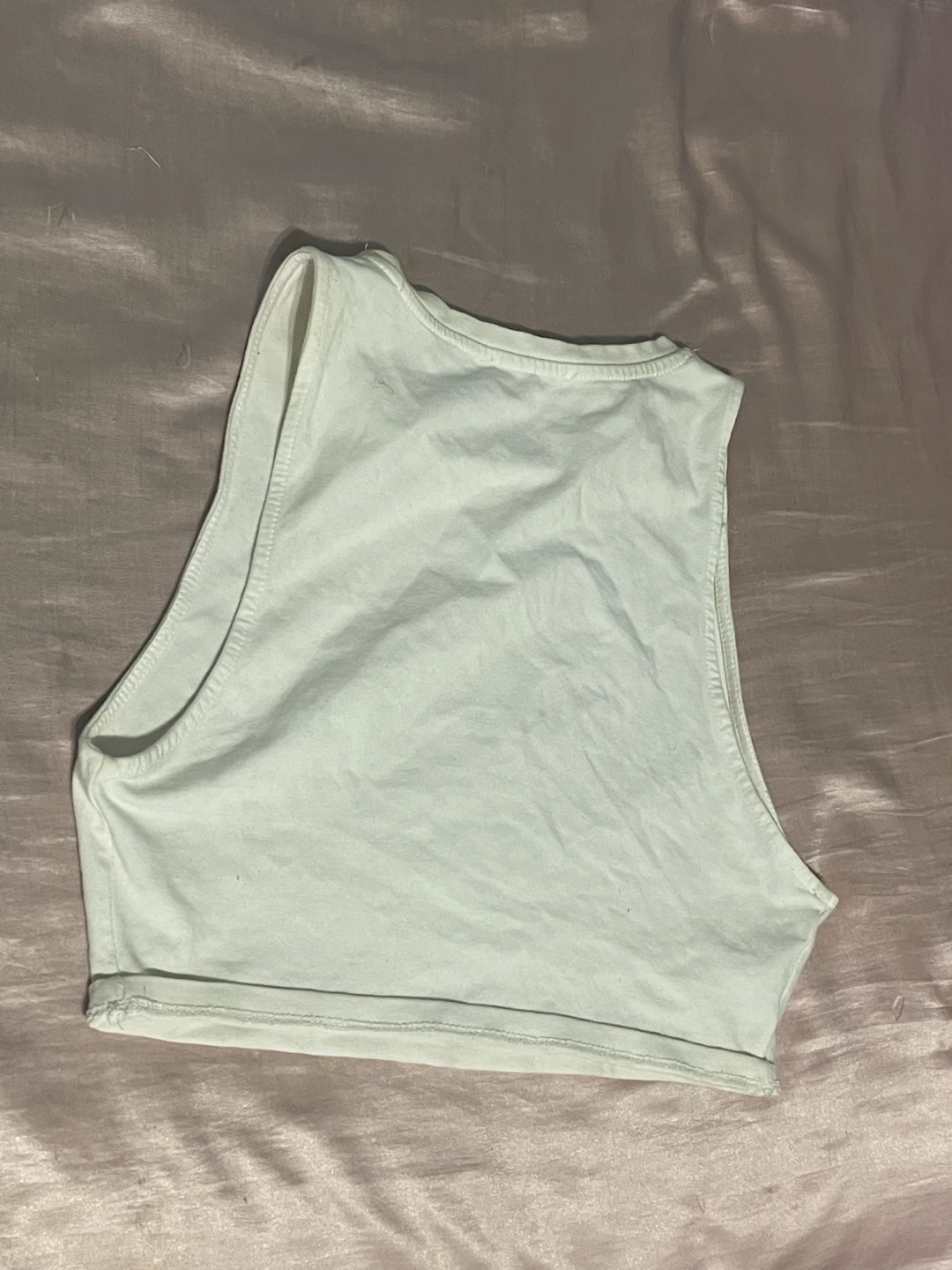 White Zara Crop Tank Top - photo 2