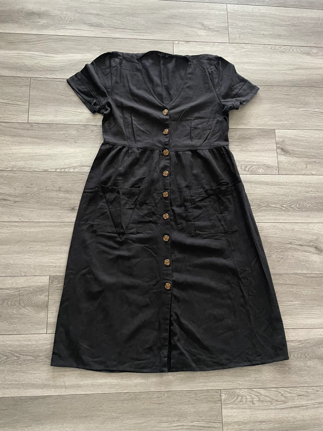 Black Button Dress - photo 5