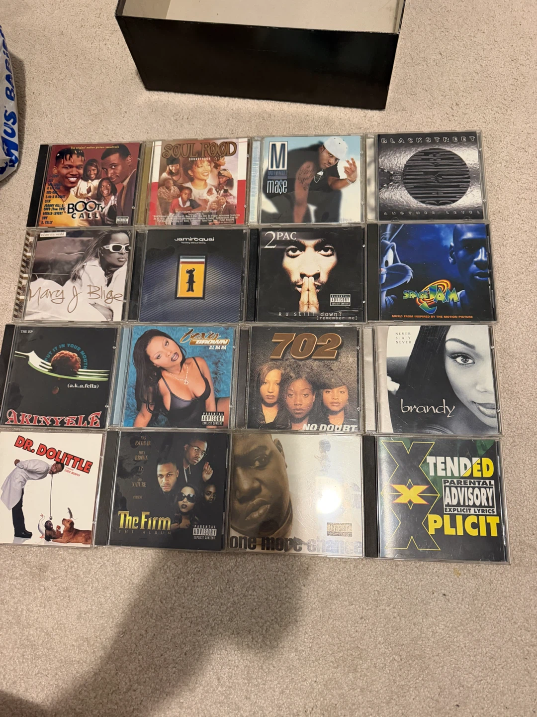 Collection of Hip-Hop and R&B CDs