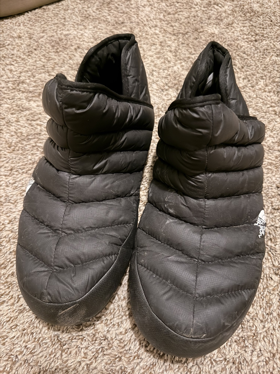 The North Face Black Padded Slippers Men's Size 9 US