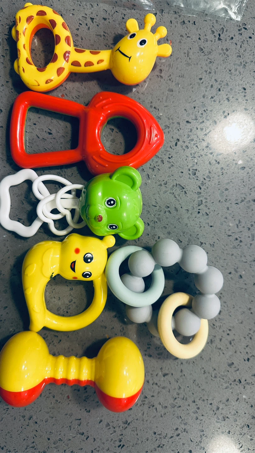 Assorted Baby Rattles and Teethers Set