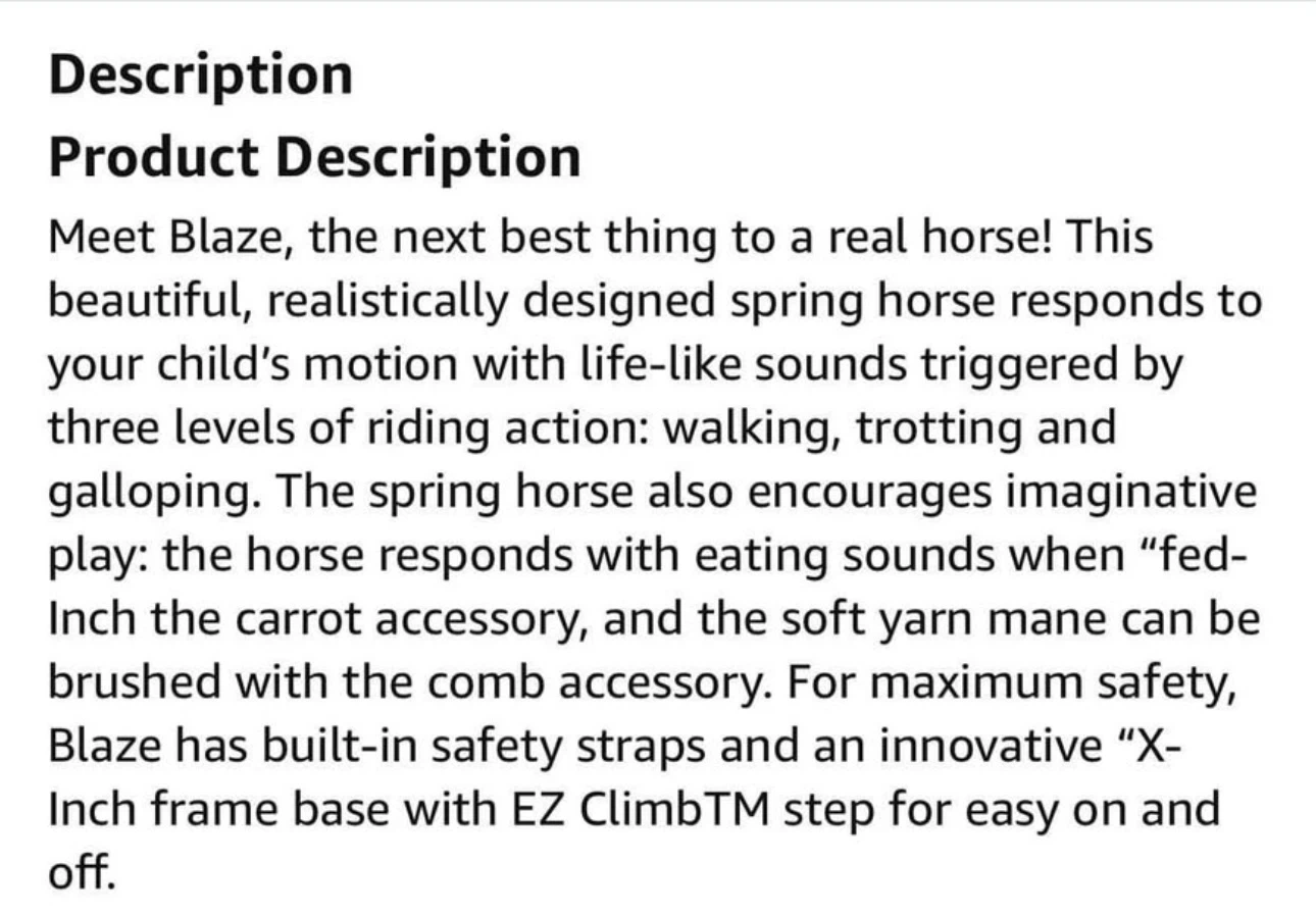 Radio Flyer Blaze Spring Horse - photo 5
