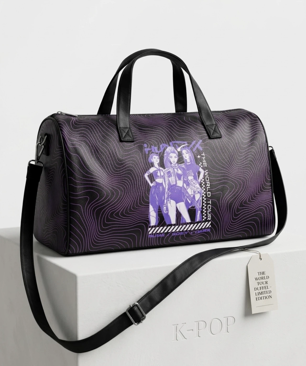 KPOP Demon Hunters World Tour Duffel Bag
