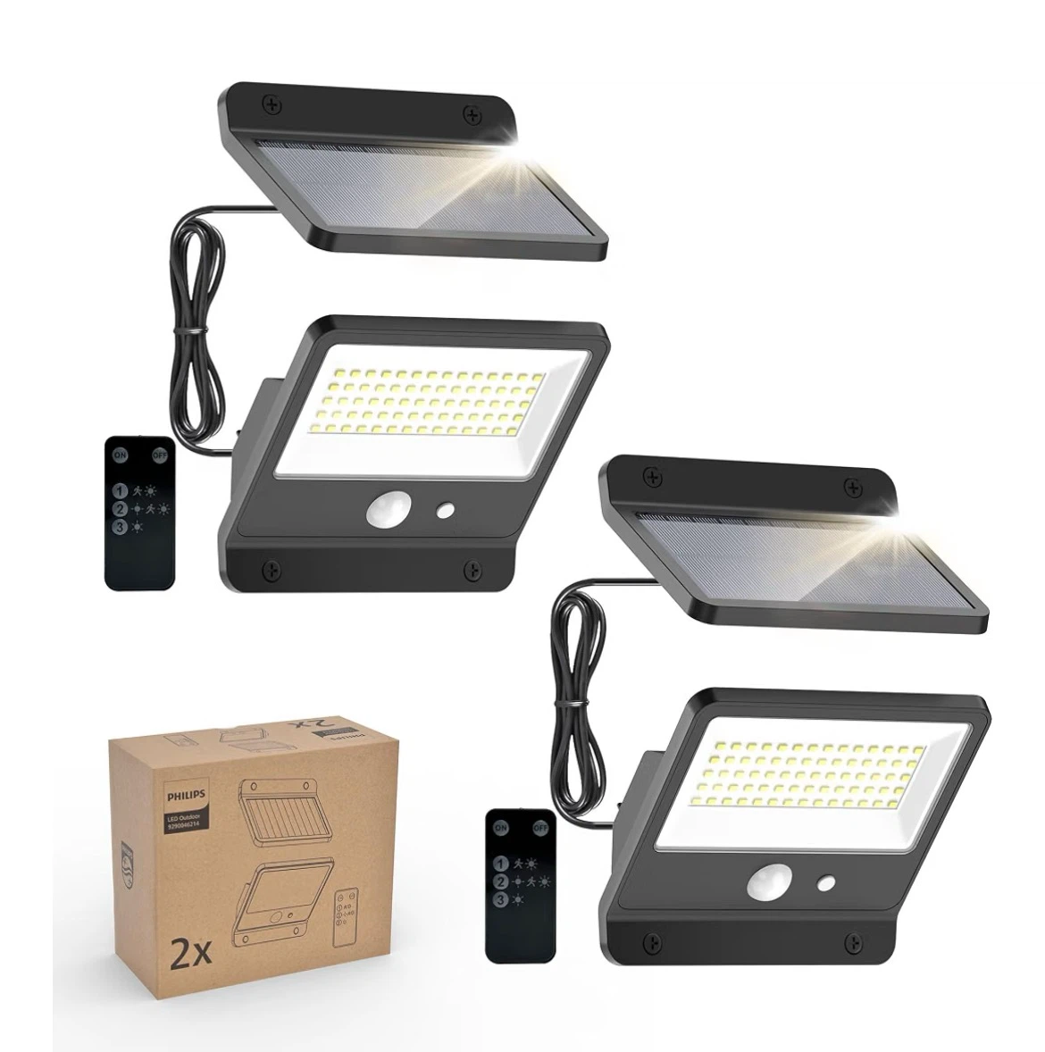 Solar Security Light Outdoor LED 6500K - photo 4