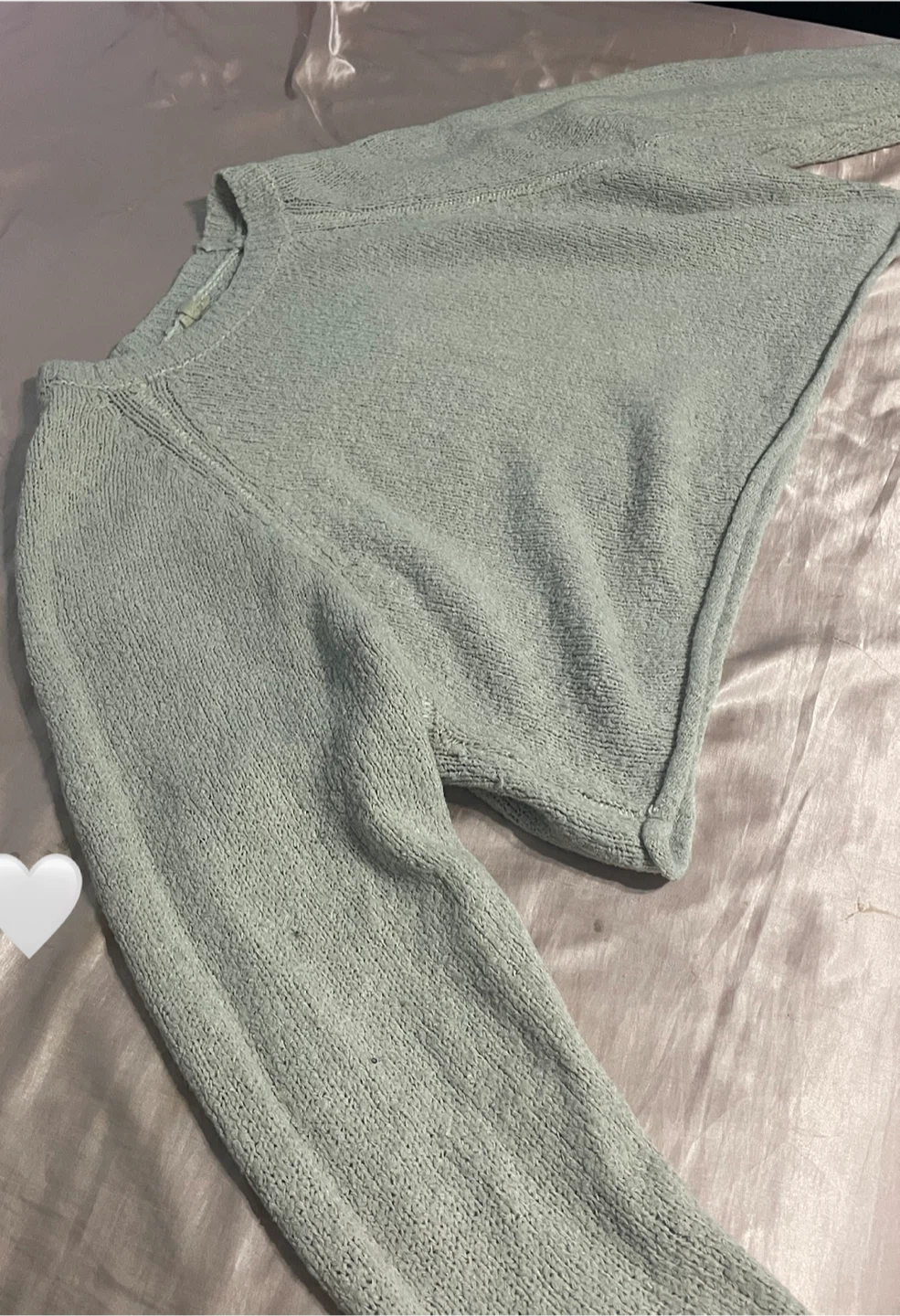 White Oversized Knit Sweater