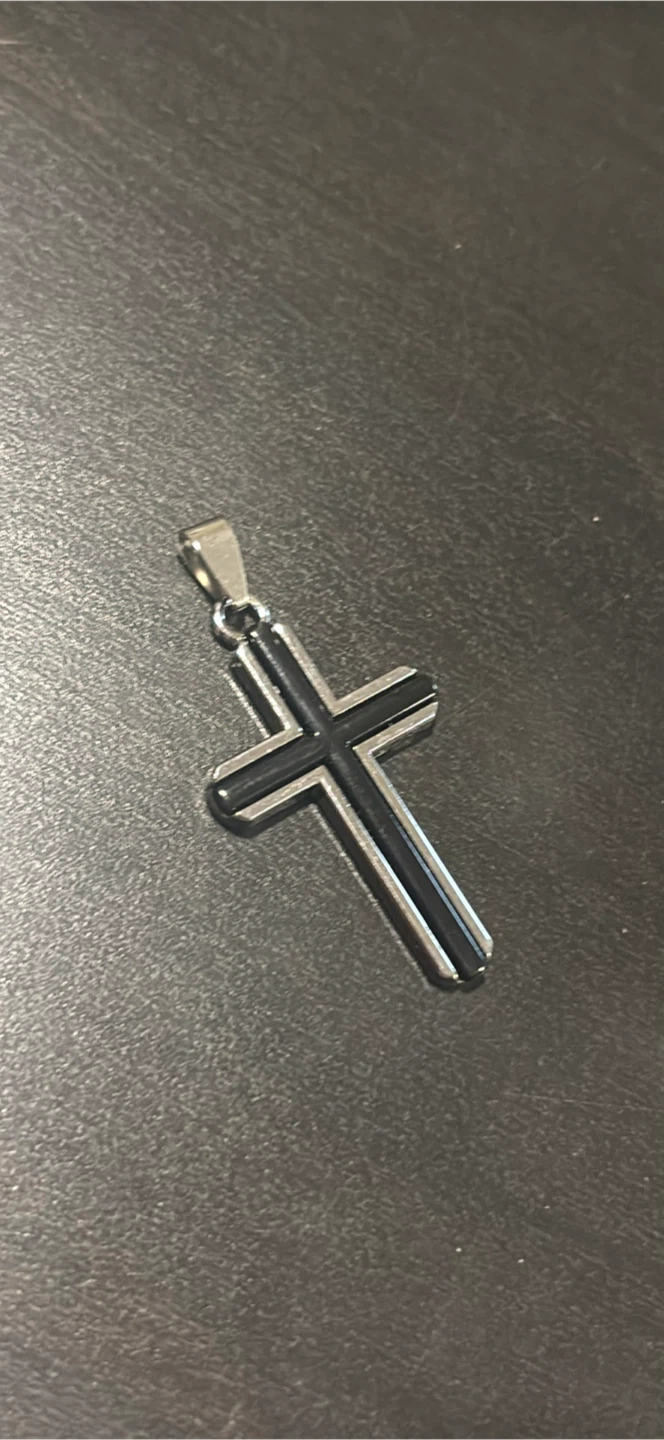 Stainless Steel Cross Pendant Necklace