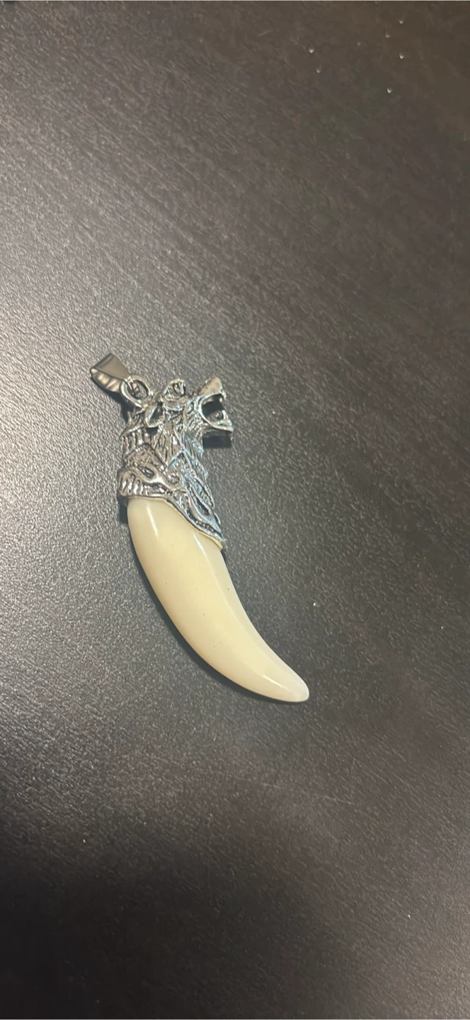 Wolf Tooth Pendant Necklace