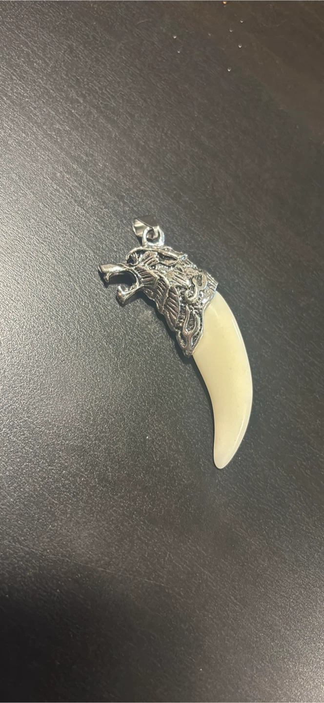Wolf Tooth Pendant Necklace - photo 2