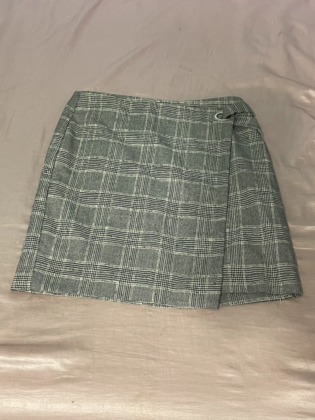 Plaid A-Line Skirt