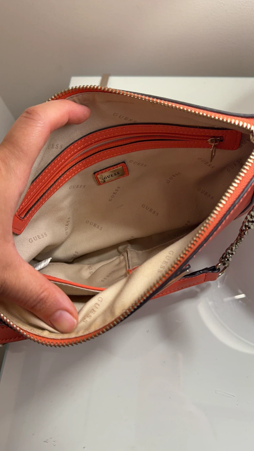 Guess Kamryn Mini Crossbody Bag - Coral - photo 3