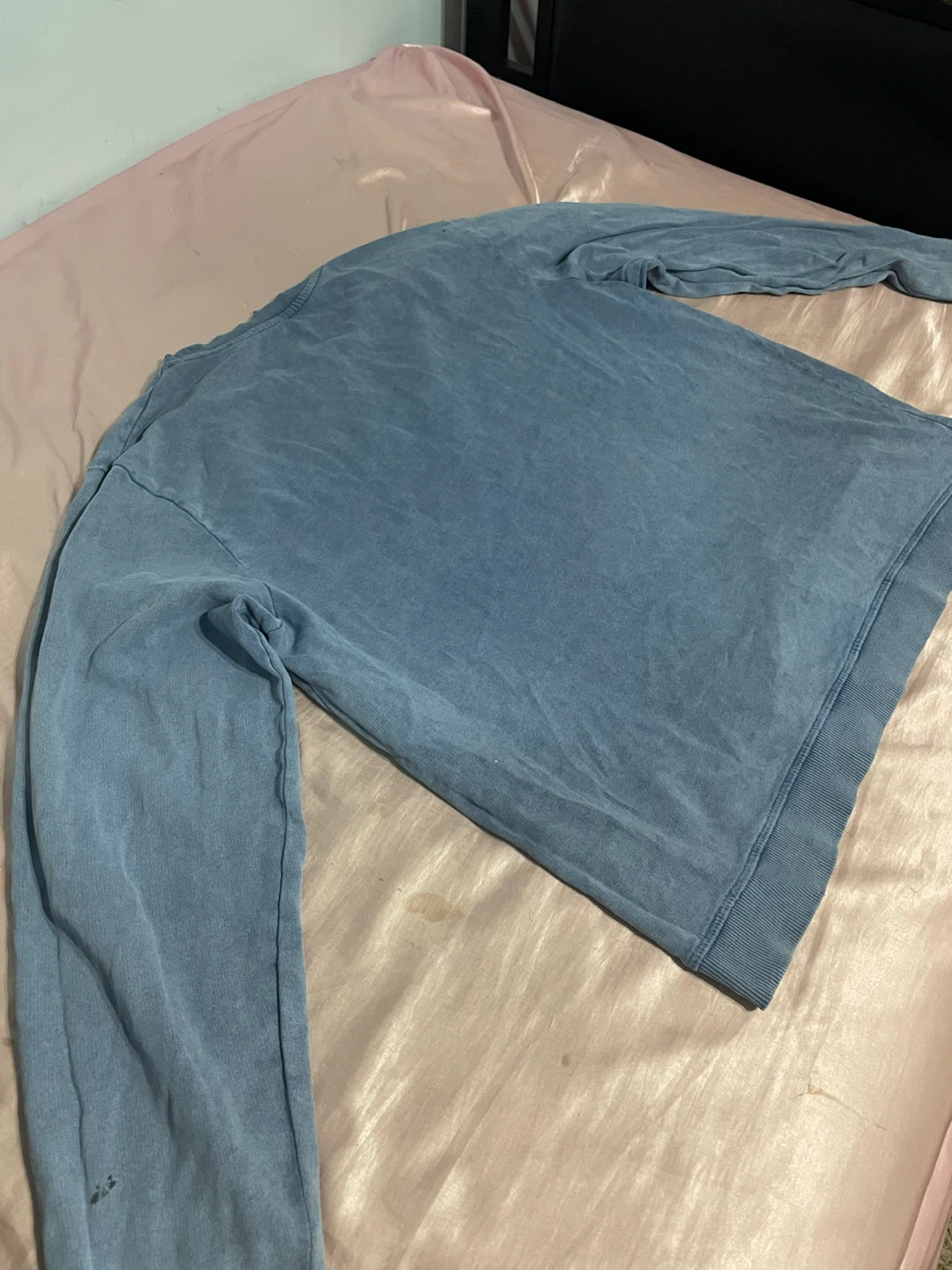 Blue Long Oversized Sleeve Shirt - photo 2