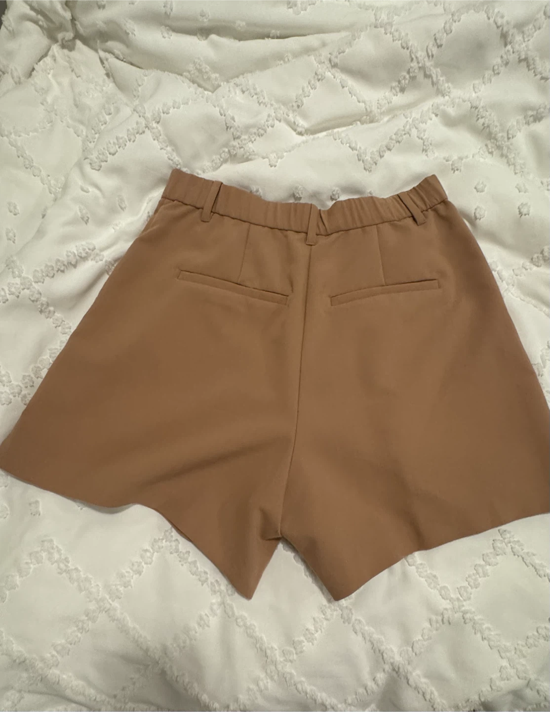 Abercrombie & Fitch Tan Pleated Shorts - M - photo 4